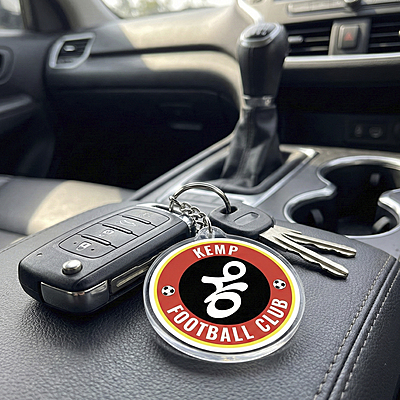 Kemp FC Acrylic Crest Keychain