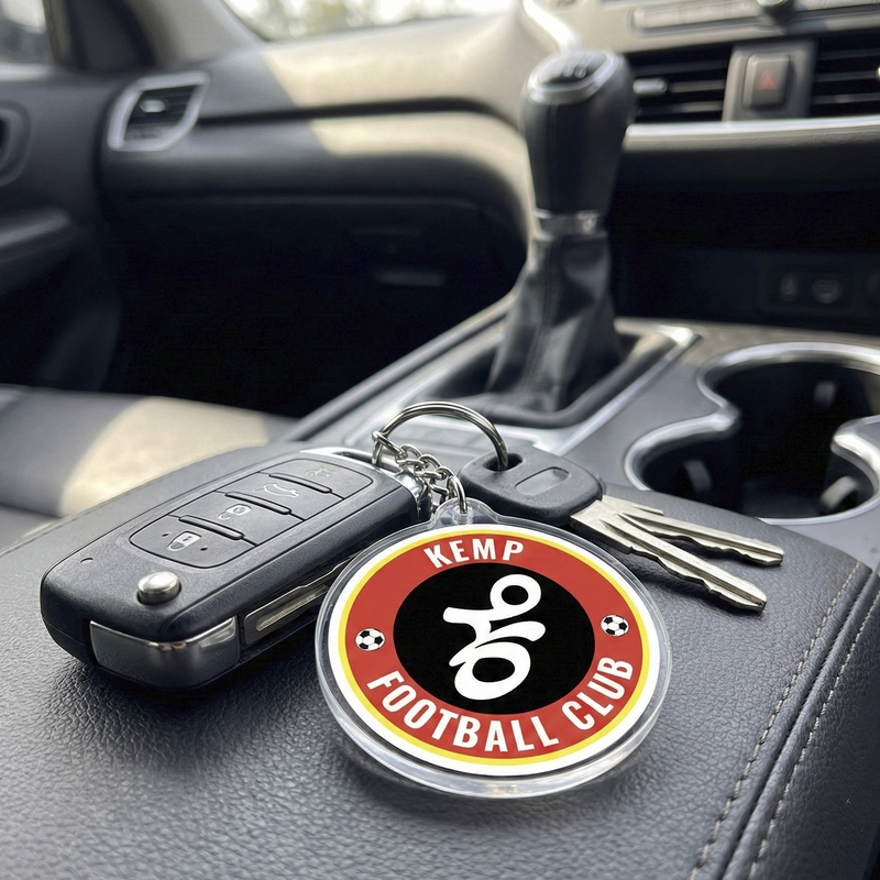 Kemp FC Acrylic Crest Keychain