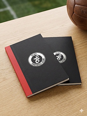 Kemp FC Crest Notebook: Jot Down Your Tactics & Triumphs