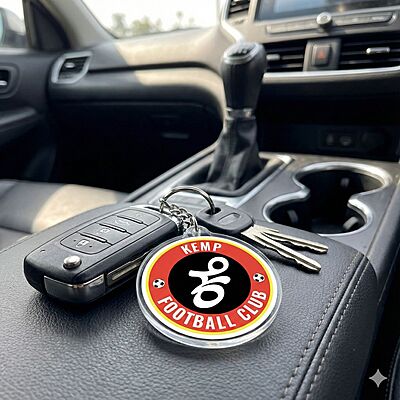 Kemp FC Acrylic Crest Keychain